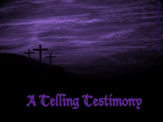 A Telling Testimony (devotional) (purple)